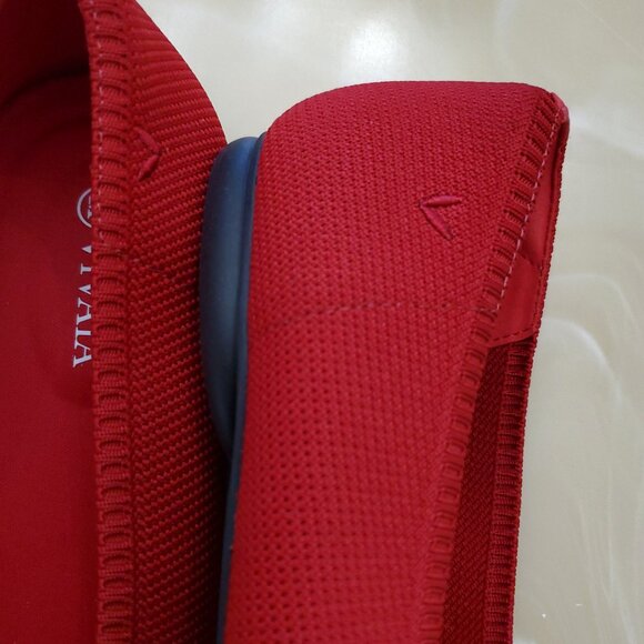 Vivaia Aria 5° Ruby Red Lightweight Pointed Toe Ballet Flats Size 41.5/10 - Picture 6 of 14